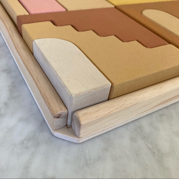 Montessori Wood apartment building blocks - Picture 6 of 12